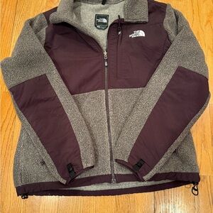 The North Face Women’s Denali Brown/Purple Fleece Jacket